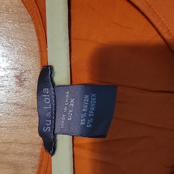 Orange tank top - Picture 3 of 3